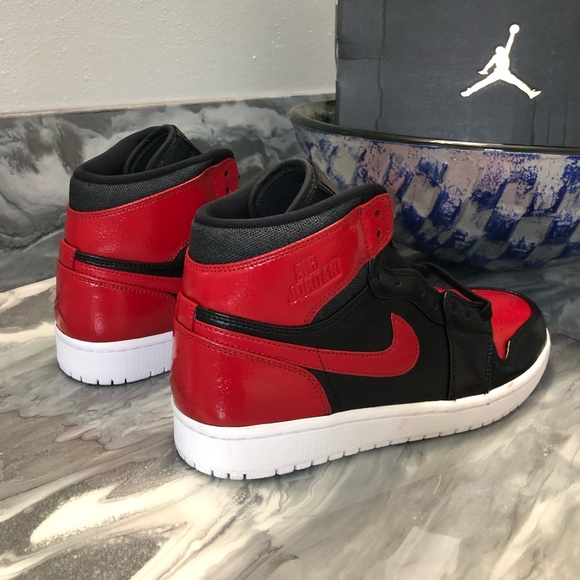 Air Jordan 1 Retro High Gym Red Custom Painted - Picture 7 of 8